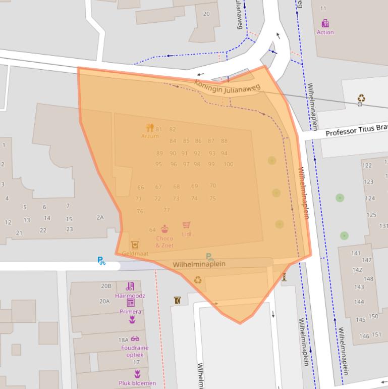 Kaart van postcodegebied 5684VN.