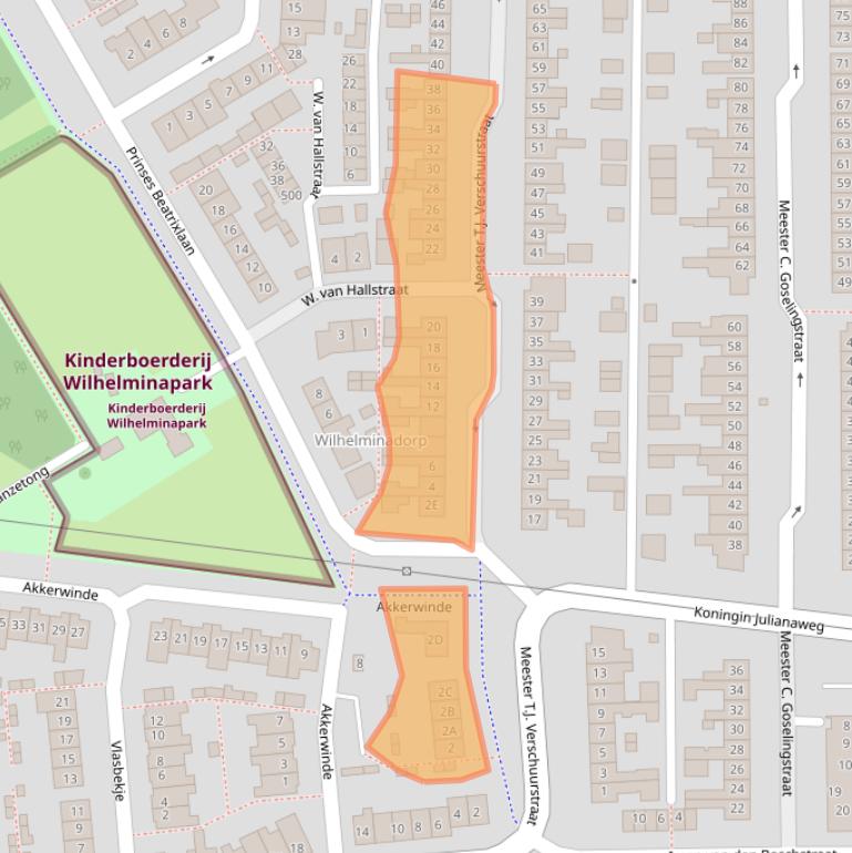 Kaart van postcodegebied 5684XC.