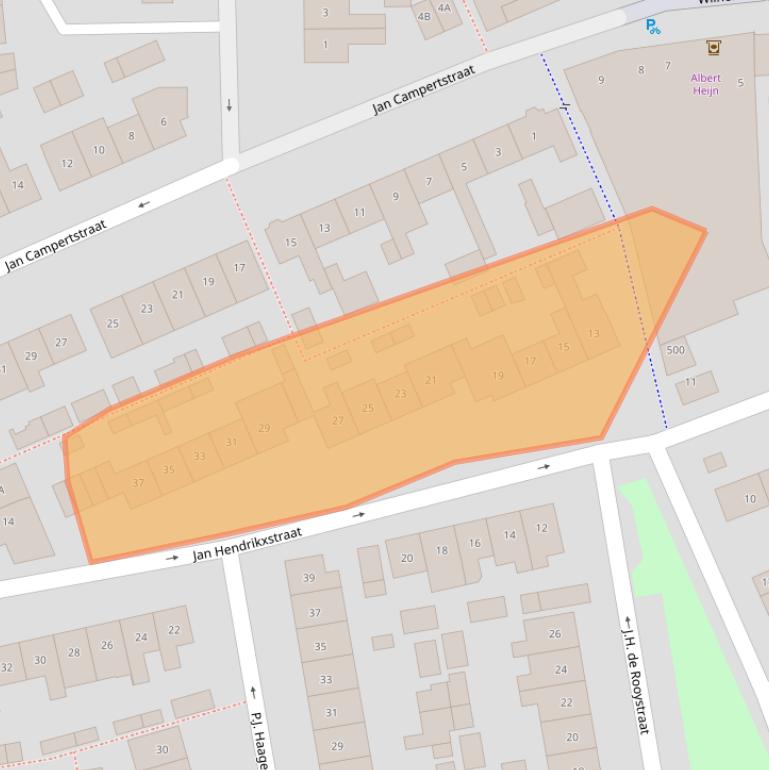 Kaart van postcodegebied 5684XK.