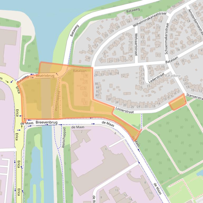 Kaart van postcodegebied 5684ZP.