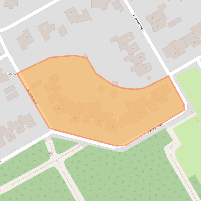 Kaart van postcodegebied 5684ZR.