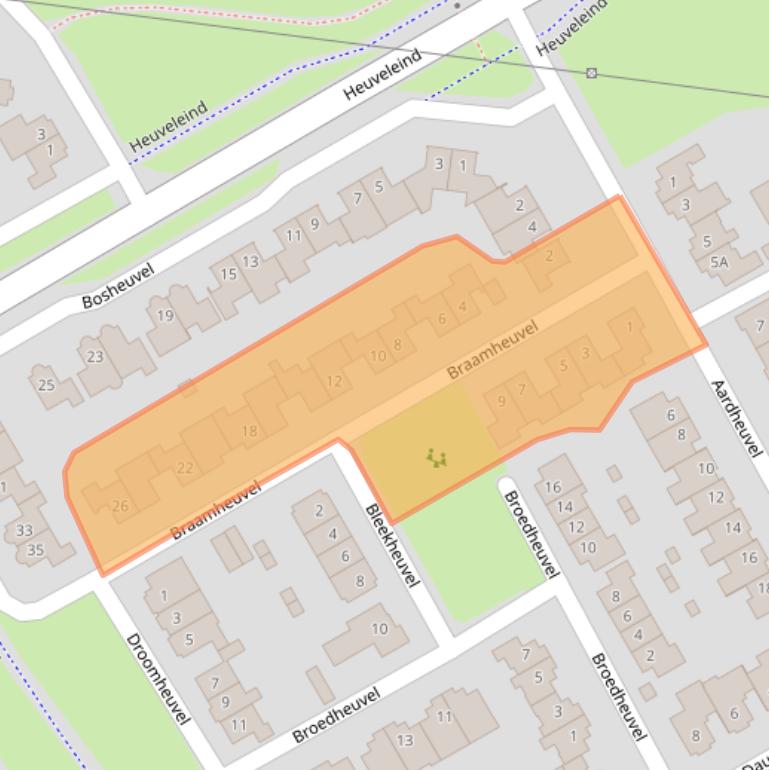 Kaart van postcodegebied 5685AR.
