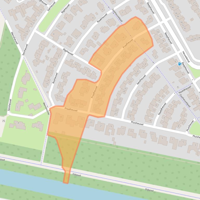 Kaart van postcodegebied 5685BM.