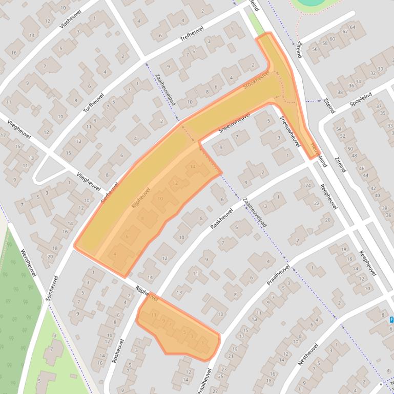 Kaart van postcodegebied 5685BT.