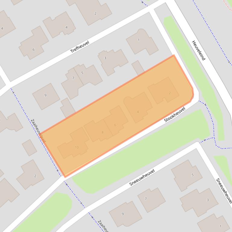 Kaart van postcodegebied 5685BX.