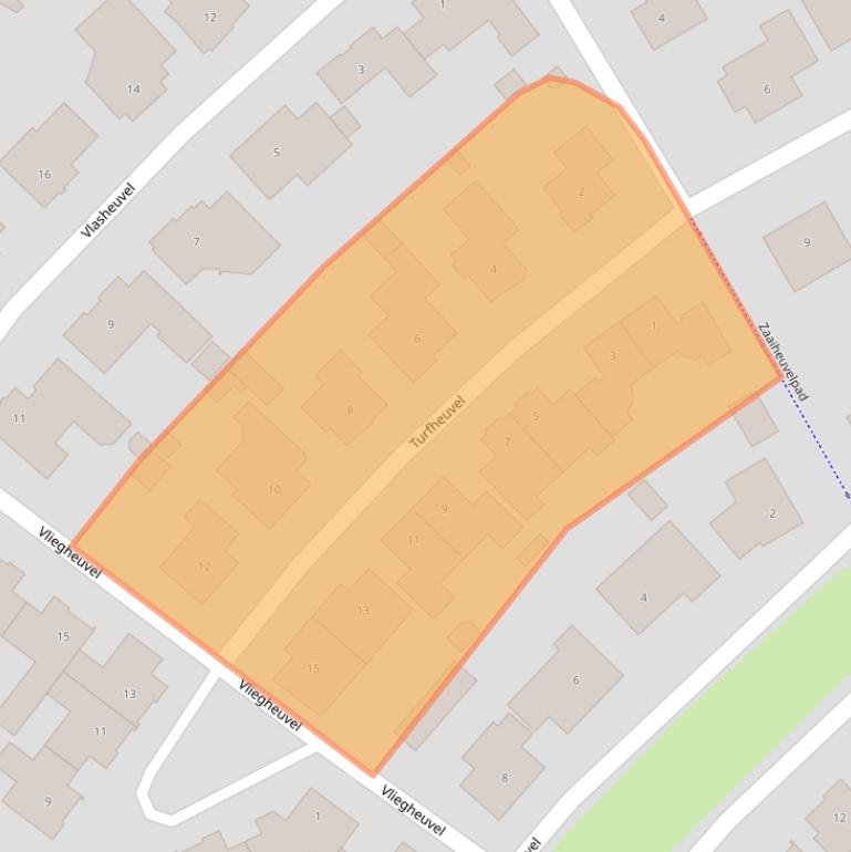 Kaart van postcodegebied 5685CA.