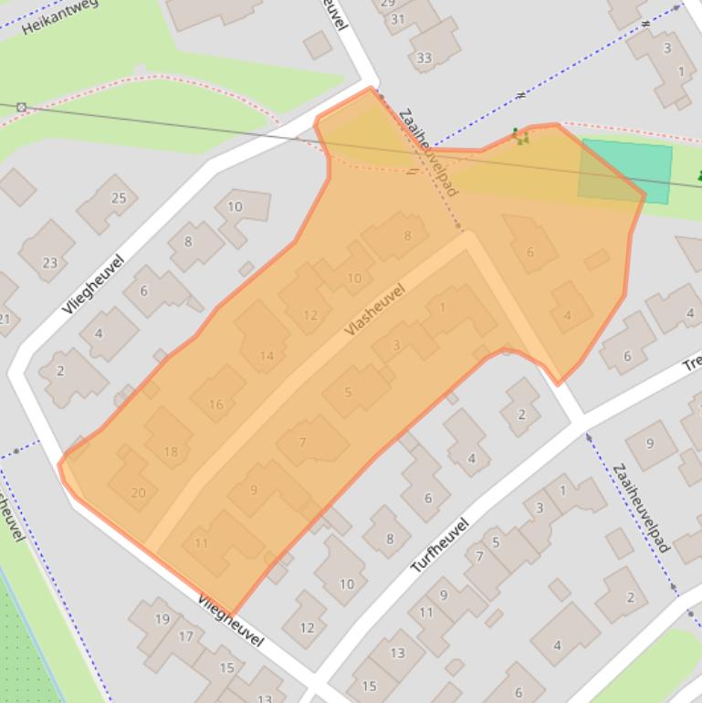 Kaart van postcodegebied 5685CC.