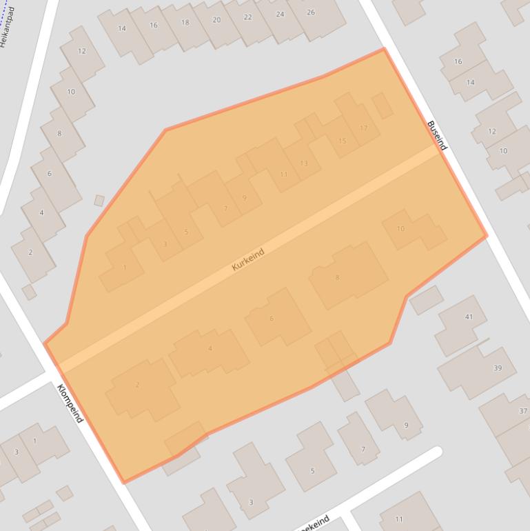 Kaart van postcodegebied 5685DH.