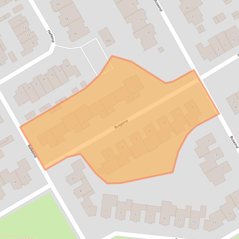 Kaart van postcodegebied 5685DN.