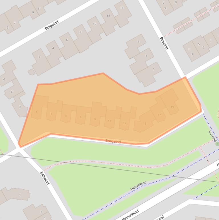 Kaart van postcodegebied 5685DP.