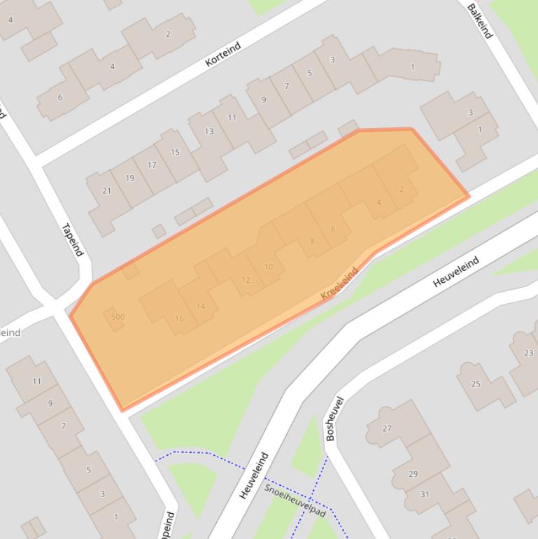 Kaart van postcodegebied 5685DR.