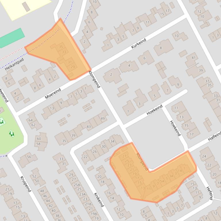 Kaart van postcodegebied 5685DW.