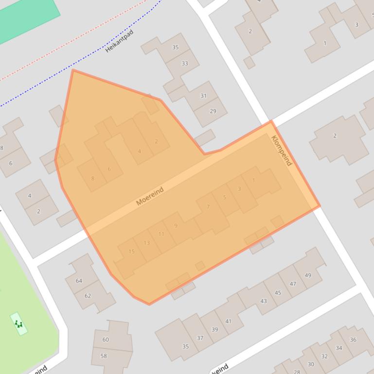 Kaart van postcodegebied 5685DX.