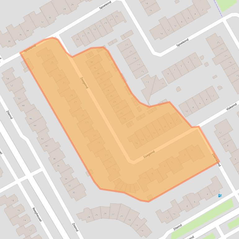 Kaart van postcodegebied 5685EH.