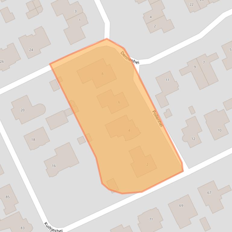 Kaart van postcodegebied 5685GK.