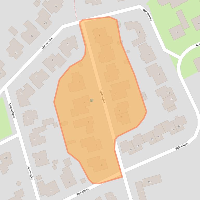 Kaart van postcodegebied 5685HD.