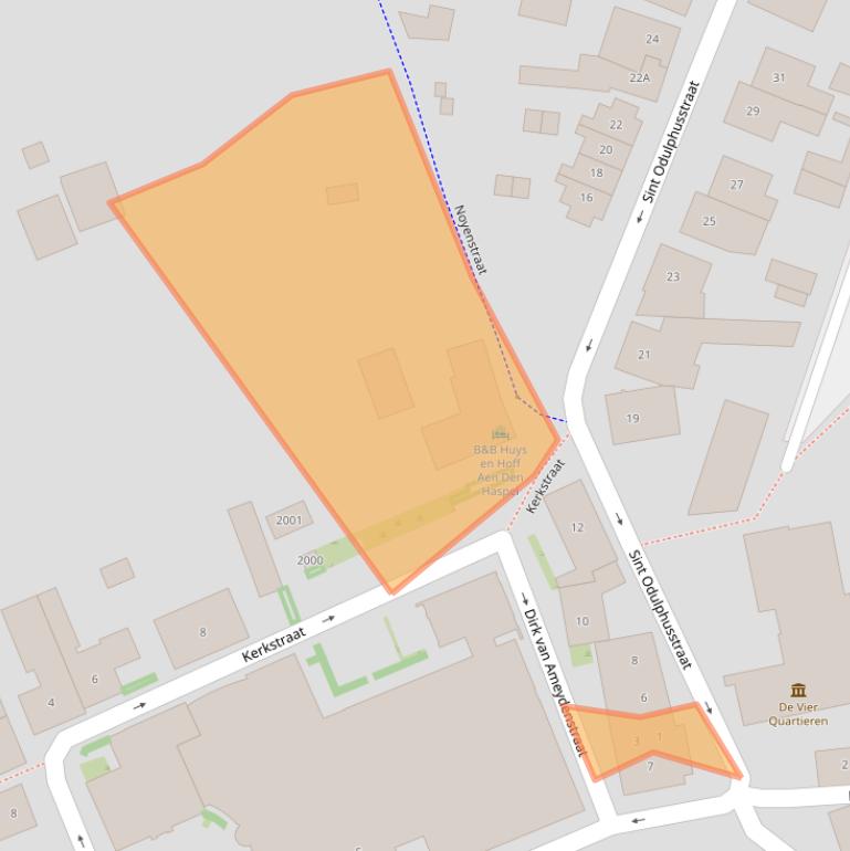 Kaart van postcodegebied 5688AL.