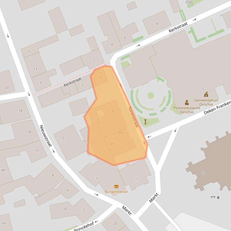 Kaart van postcodegebied 5688AM.