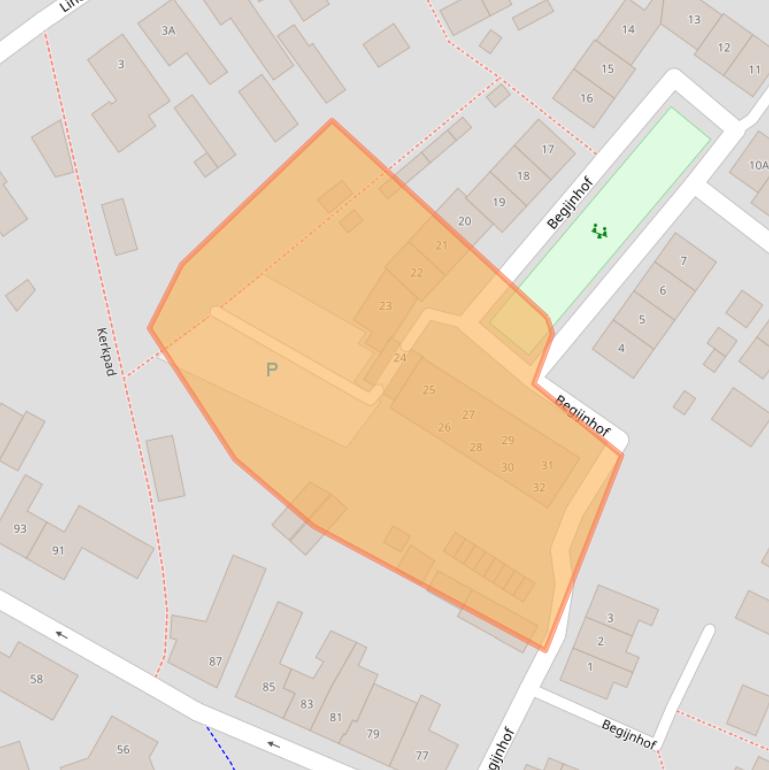 Kaart van postcodegebied 5688BH.