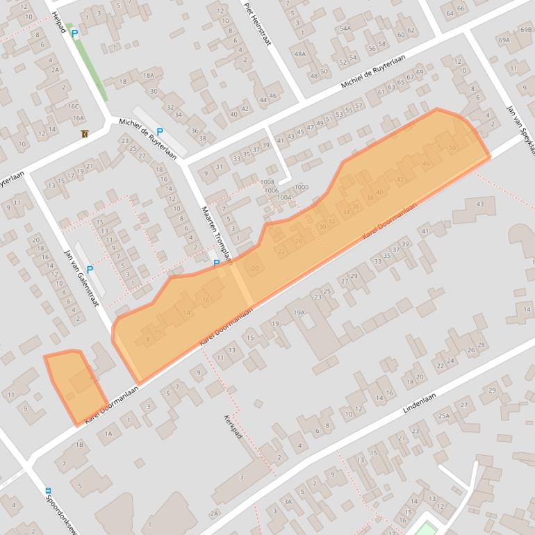 Kaart van postcodegebied 5688BR.