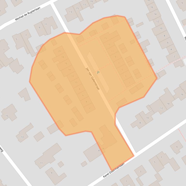 Kaart van postcodegebied 5688BS.