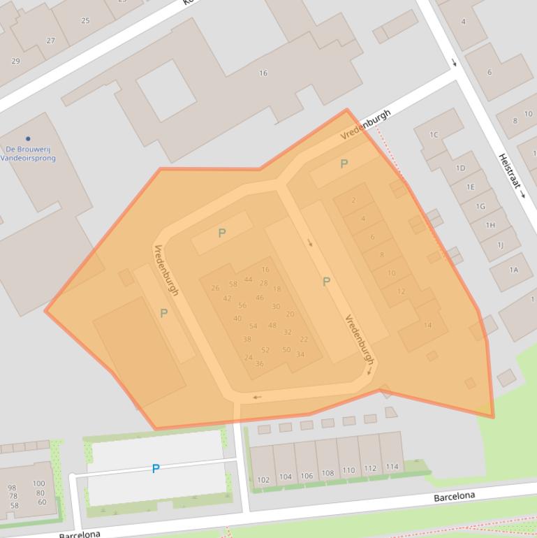 Kaart van postcodegebied 5688CP.