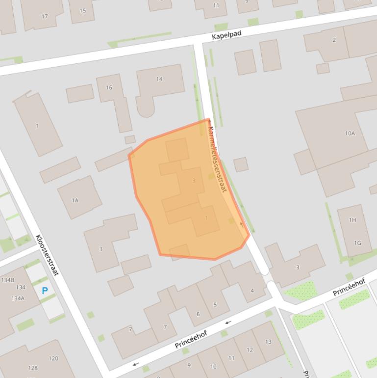 Kaart van postcodegebied 5688HN.