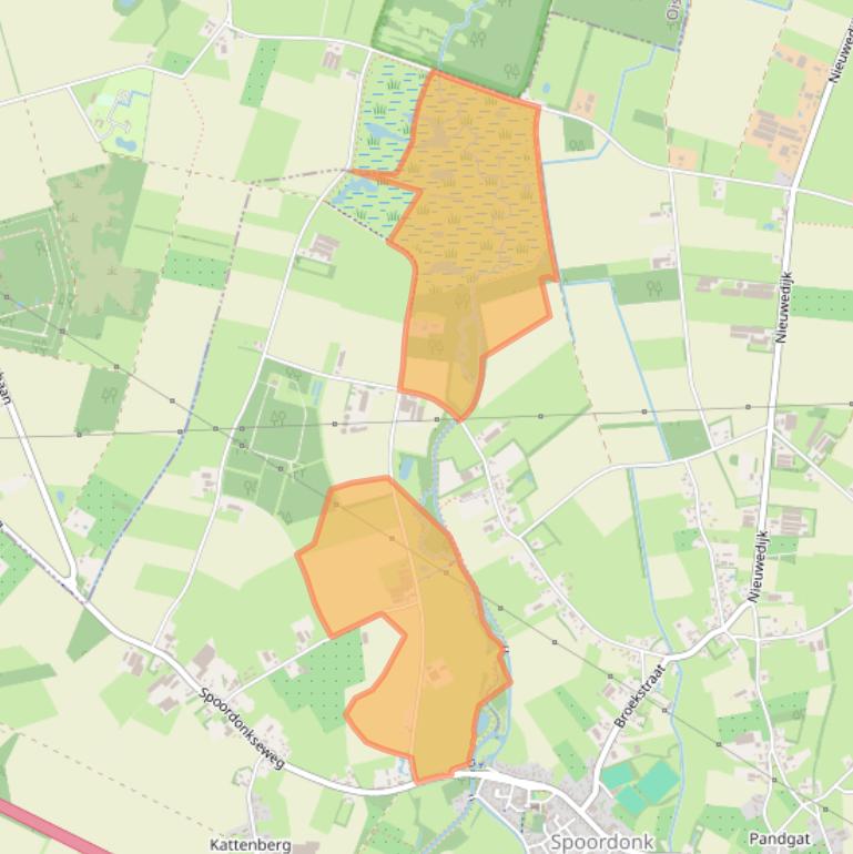 Kaart van postcodegebied 5688JS.