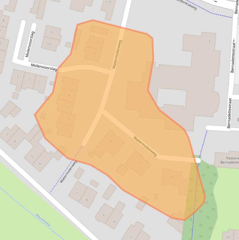 Kaart van postcodegebied 5688KR.