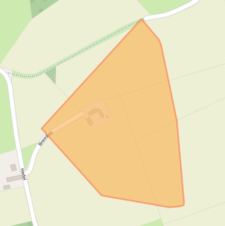 Kaart van postcodegebied 5688LC.