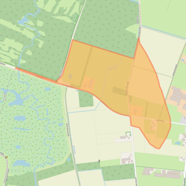 Kaart van postcodegebied 5688LN.