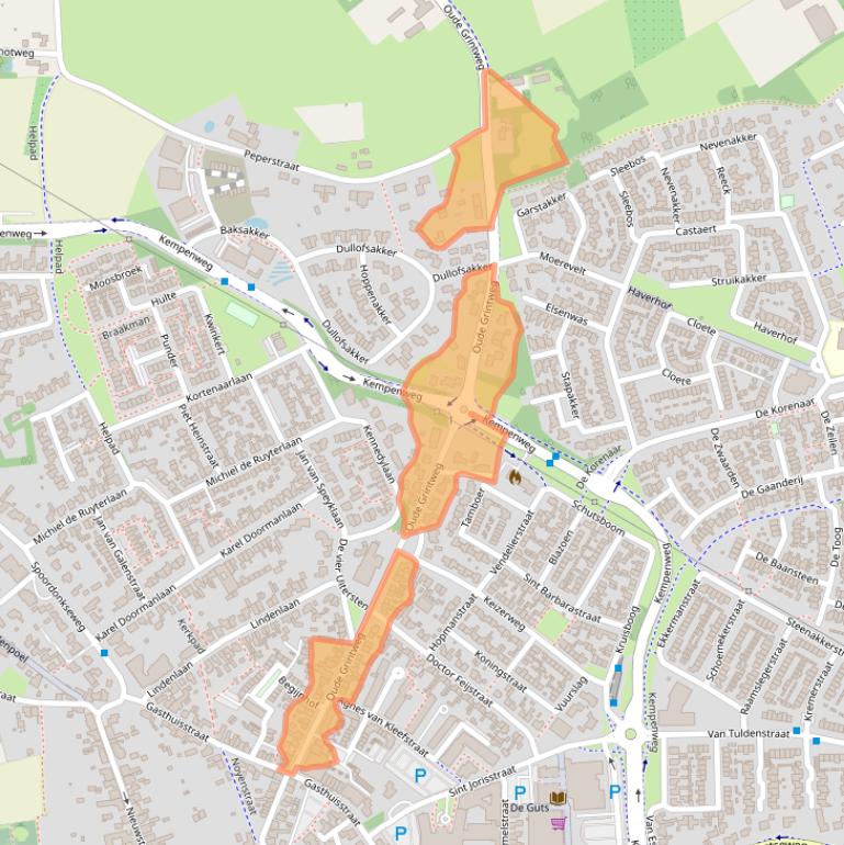 Kaart van postcodegebied 5688MA.