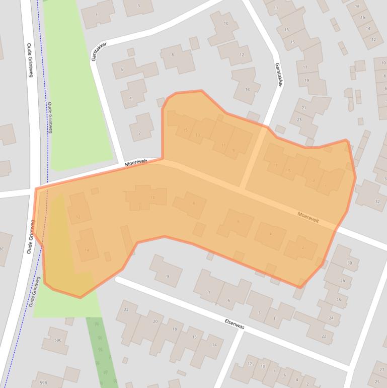 Kaart van postcodegebied 5688PL.