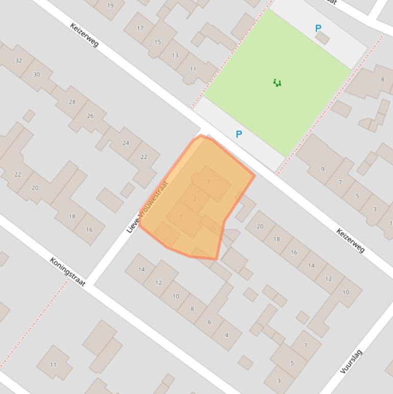 Kaart van postcodegebied 5688TD.