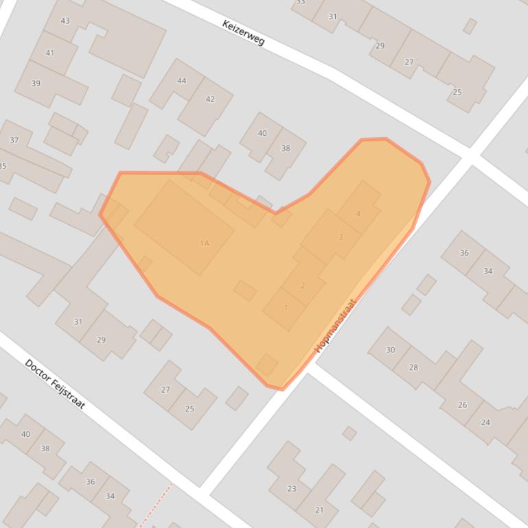 Kaart van postcodegebied 5688TE.