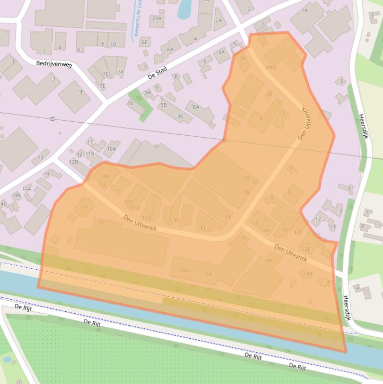 Kaart van postcodegebied 5688XG.