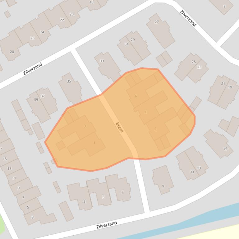 Kaart van postcodegebied 5689AE.