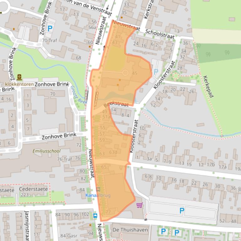 Kaart van postcodegebied 5691AB.