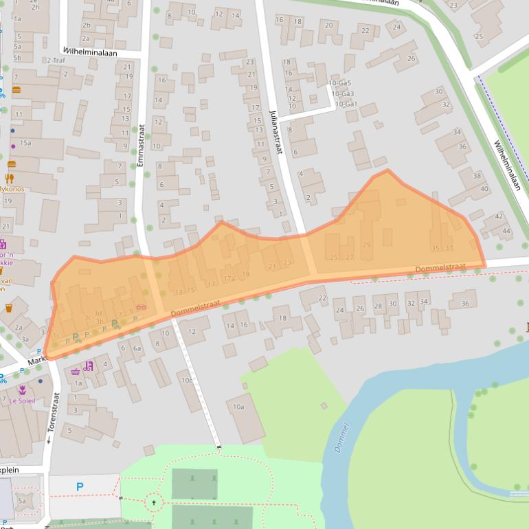 Kaart van postcodegebied 5691AS.