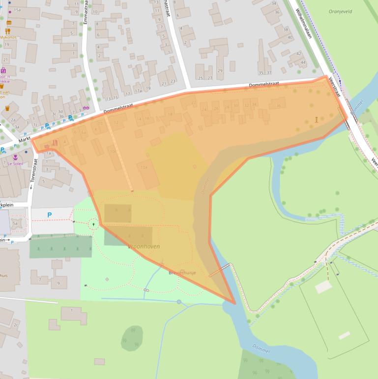 Kaart van postcodegebied 5691AT.