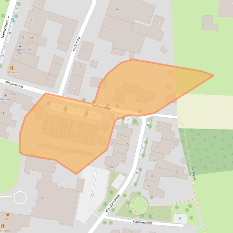 Kaart van postcodegebied 5691BG.