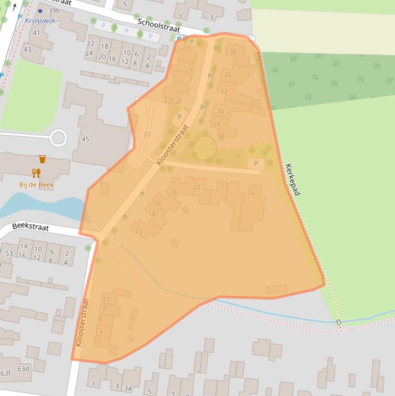 Kaart van postcodegebied 5691BZ.