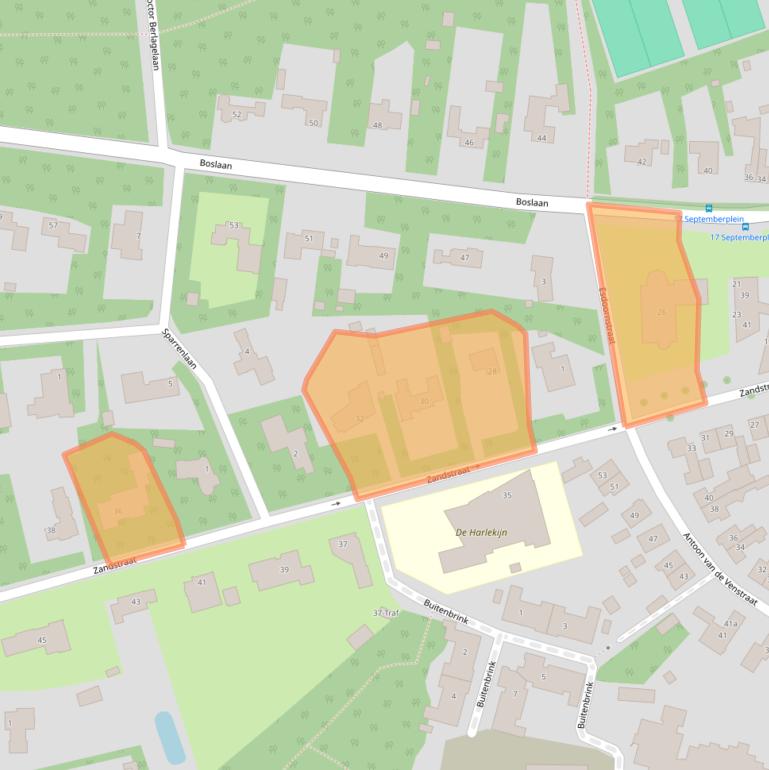 Kaart van postcodegebied 5691CE.