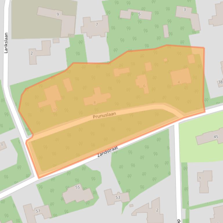 Kaart van postcodegebied 5691CM.