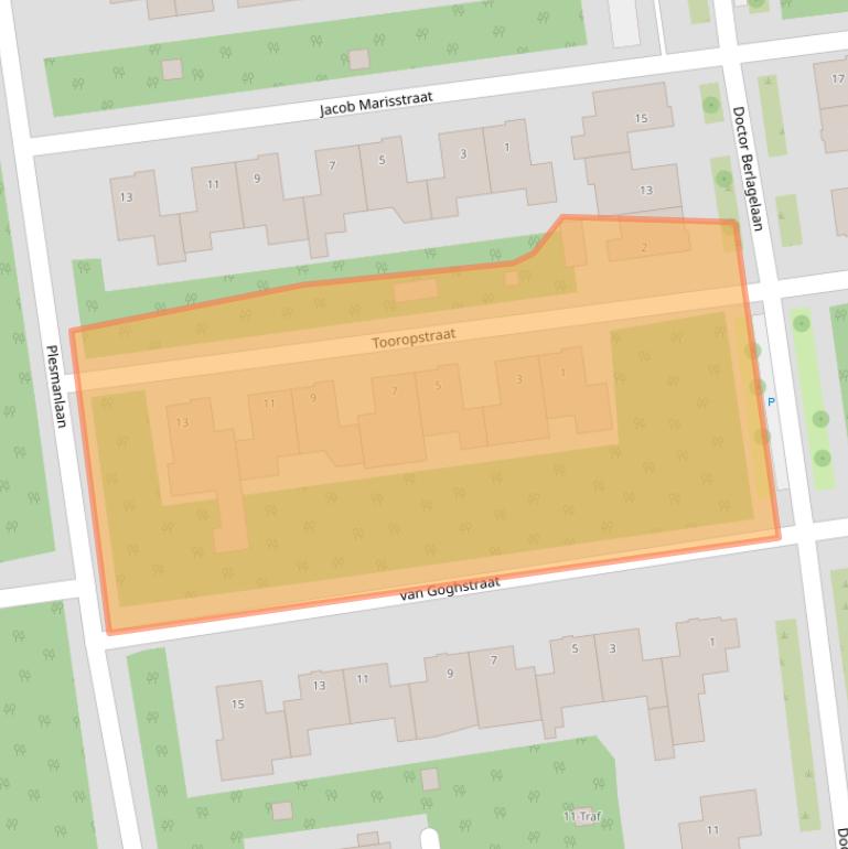 Kaart van postcodegebied 5691DK.