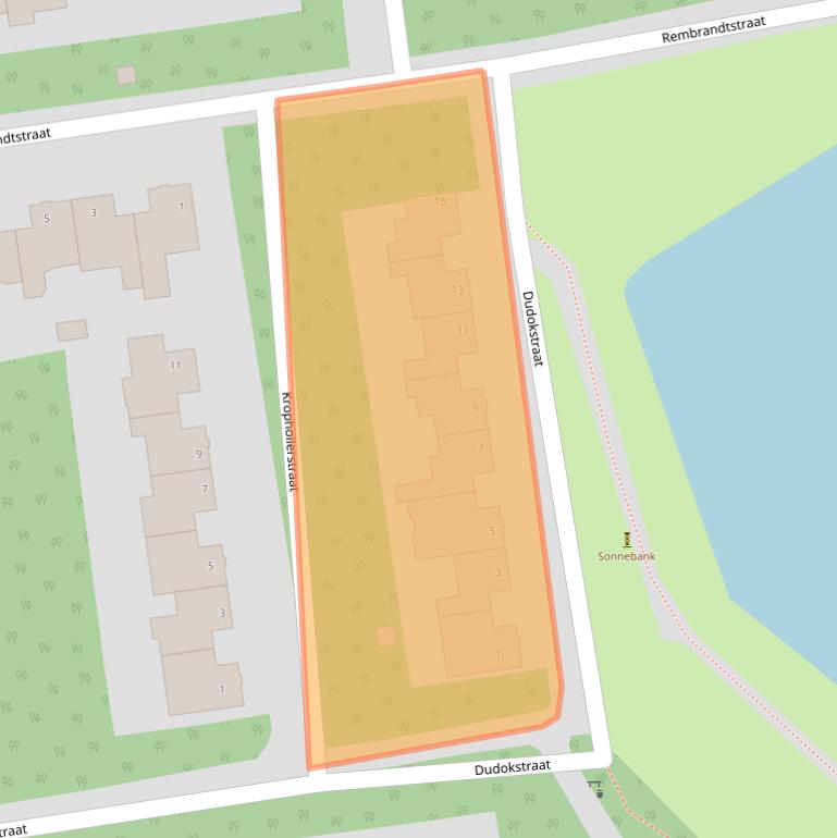 Kaart van postcodegebied 5691DT.