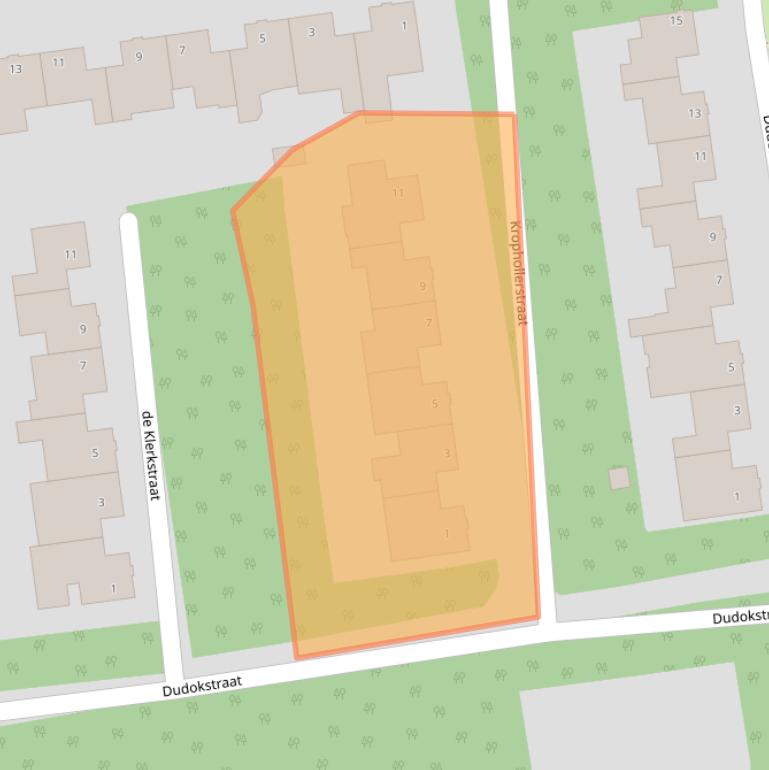 Kaart van postcodegebied 5691DX.