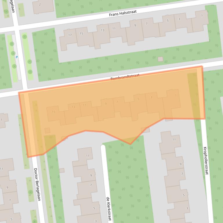 Kaart van postcodegebied 5691DZ.