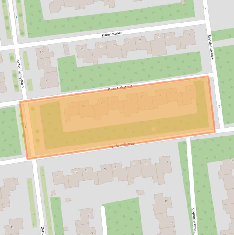 Kaart van postcodegebied 5691EB.