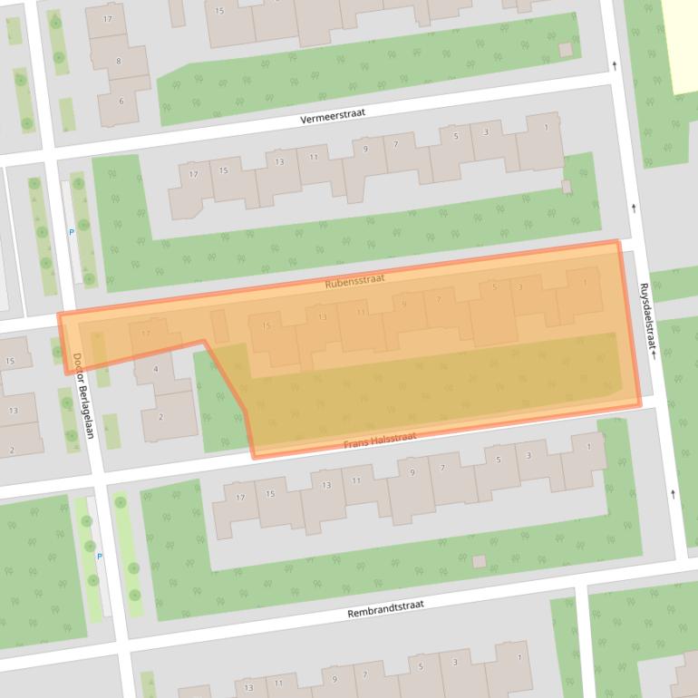Kaart van postcodegebied 5691EC.
